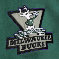 Milwaukee Bucks Hardwood Classics All Over 4.0 Pullover Sweatshirt - Heather Gray cheap