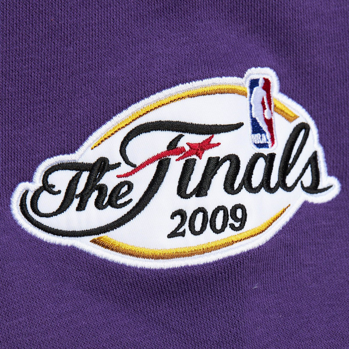 Los Angeles Lakers Hardwood Classics All Over 4.0 Pullover Sweatshirt - Heather Gray for sale