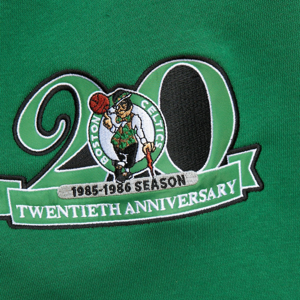 Boston Celtics Hardwood Classics All Over 4.0 Pullover Sweatshirt - Heather Gray on sale