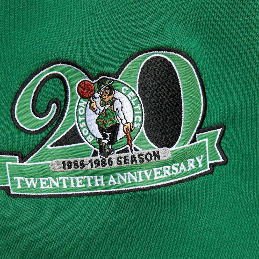 Boston Celtics Hardwood Classics All Over 4.0 Pullover Sweatshirt - Heather Gray on sale