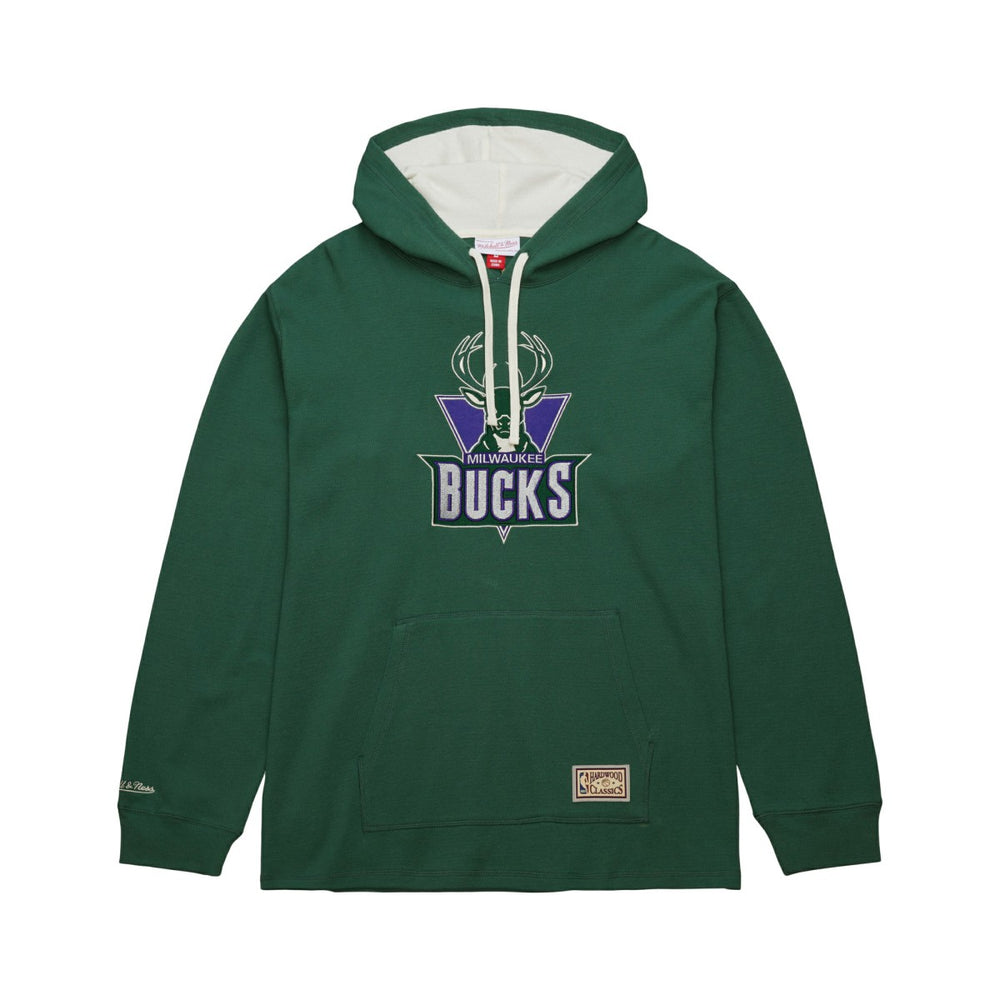 Milwaukee Bucks Hardwood Classics Lightweight Thermal Pullover Hoodie - Green outlet