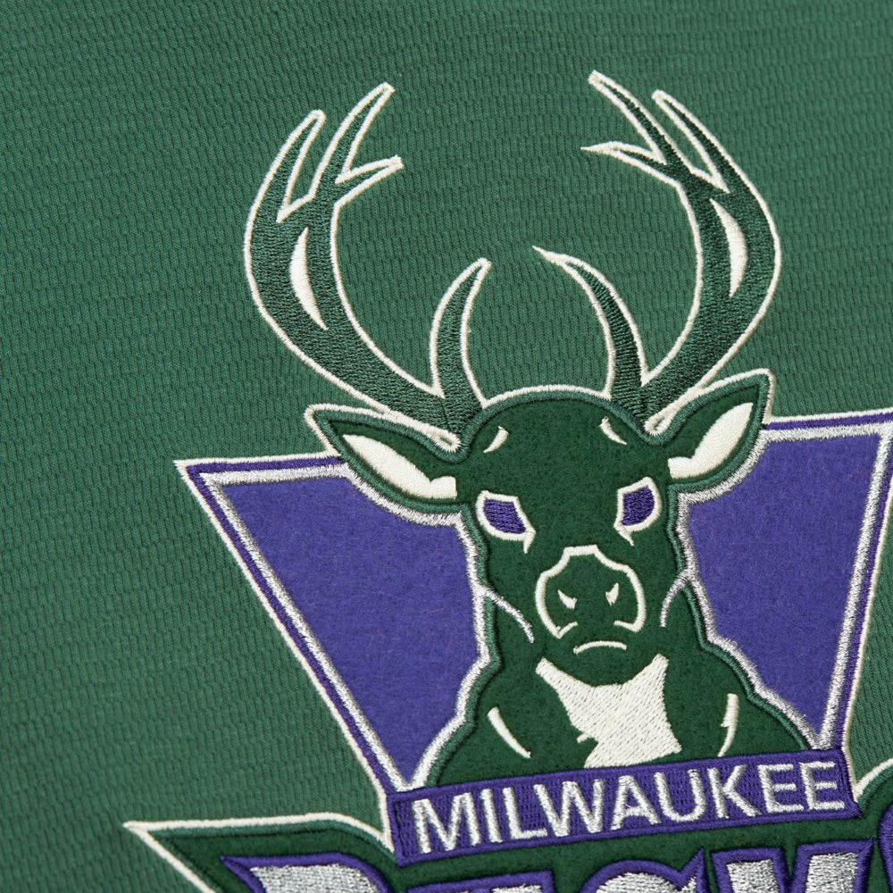 Milwaukee Bucks Hardwood Classics Lightweight Thermal Pullover Hoodie - Green outlet