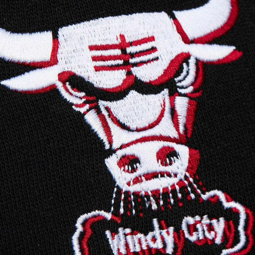 Chicago Bulls Women's Hardwood Classics Cropped Pullover Hoodie - Black online