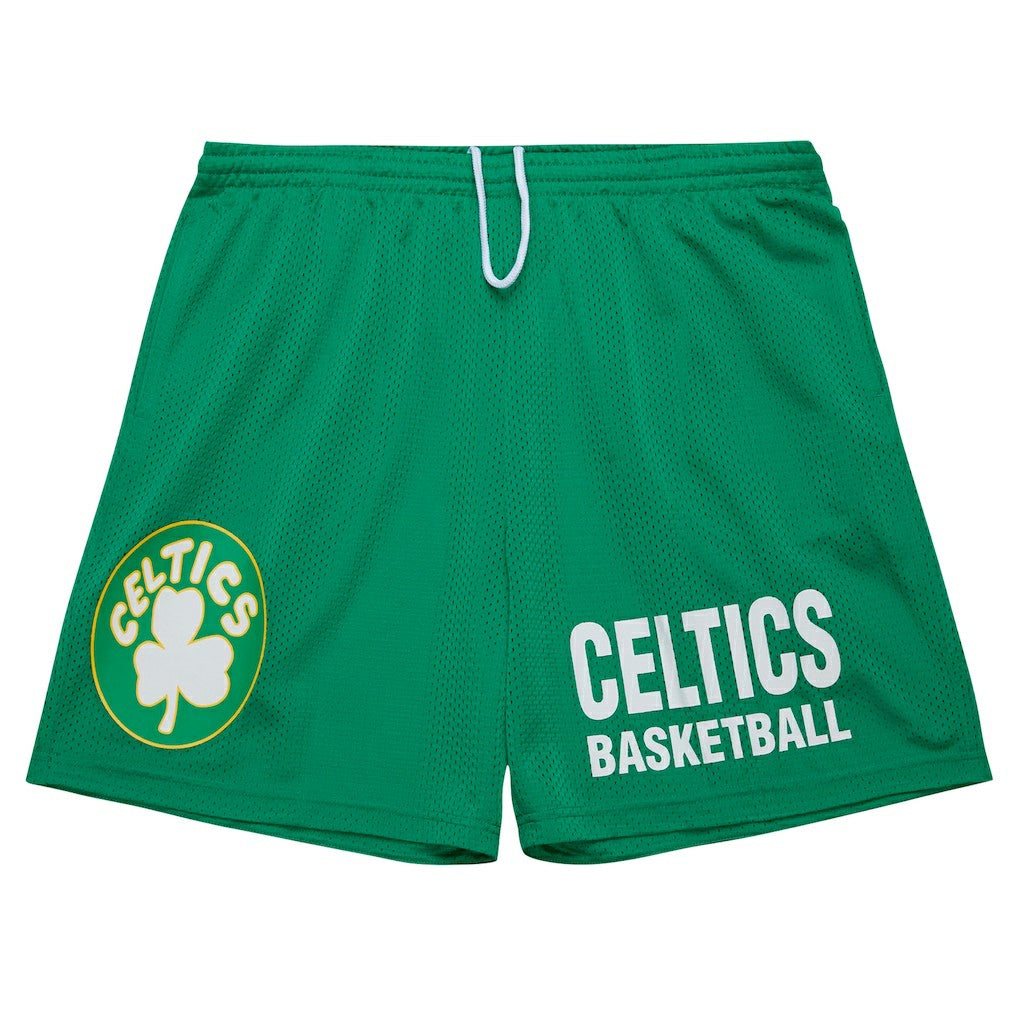 Boston Celtics Hardwood Classics Gameday Mesh Shorts - Kelly Green shop