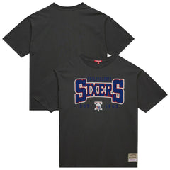 Philadelphia 76ers Women's Hardwood Classics Oversized Boyfriend T-Shirt - Charcoal outlet