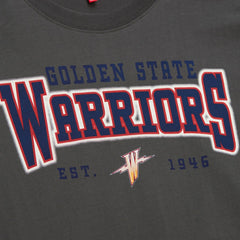 Golden State Warriors Women's Hardwood Classics Oversized Boyfriend T-Shirt sale - Charcoal sale