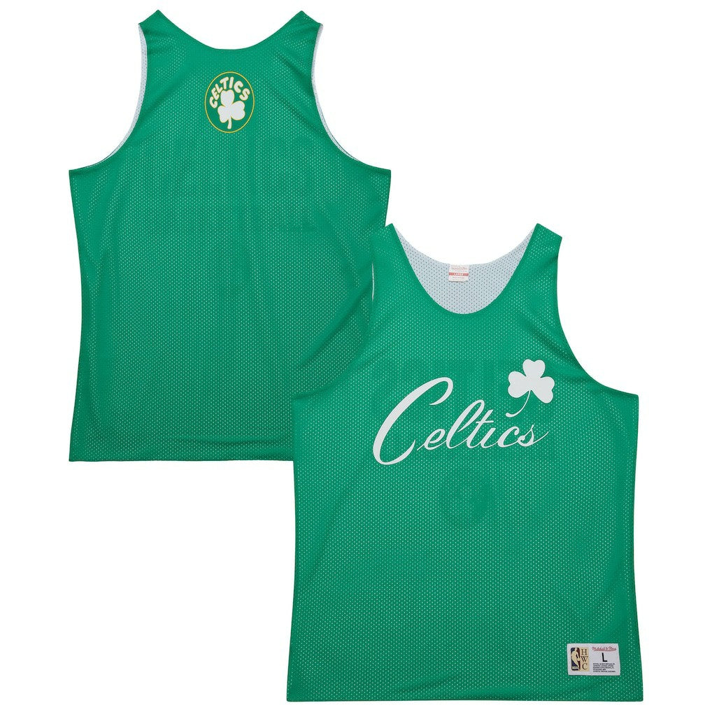 Boston Celtics Hardwood Classics Reversible Mesh Practice Jersey - Kelly Green/White cheap