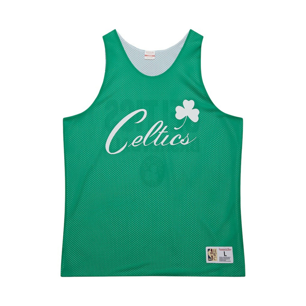 Boston Celtics Hardwood Classics Reversible Mesh Practice Jersey - Kelly Green/White cheap