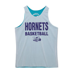 Charlotte Hornets Hardwood Classics Reversible Mesh Practice Jersey - Teal/White cheap