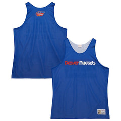 Denver Nuggets Hardwood Classics Reversible Mesh Practice Jersey sale - Royal/White discount