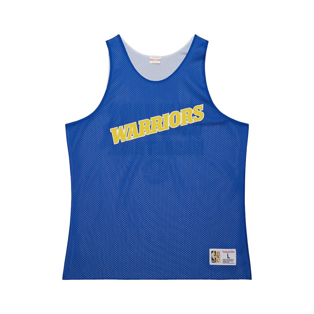 Golden State Warriors Hardwood Classics Reversible Mesh Practice Jersey sale - Royal/White cheap