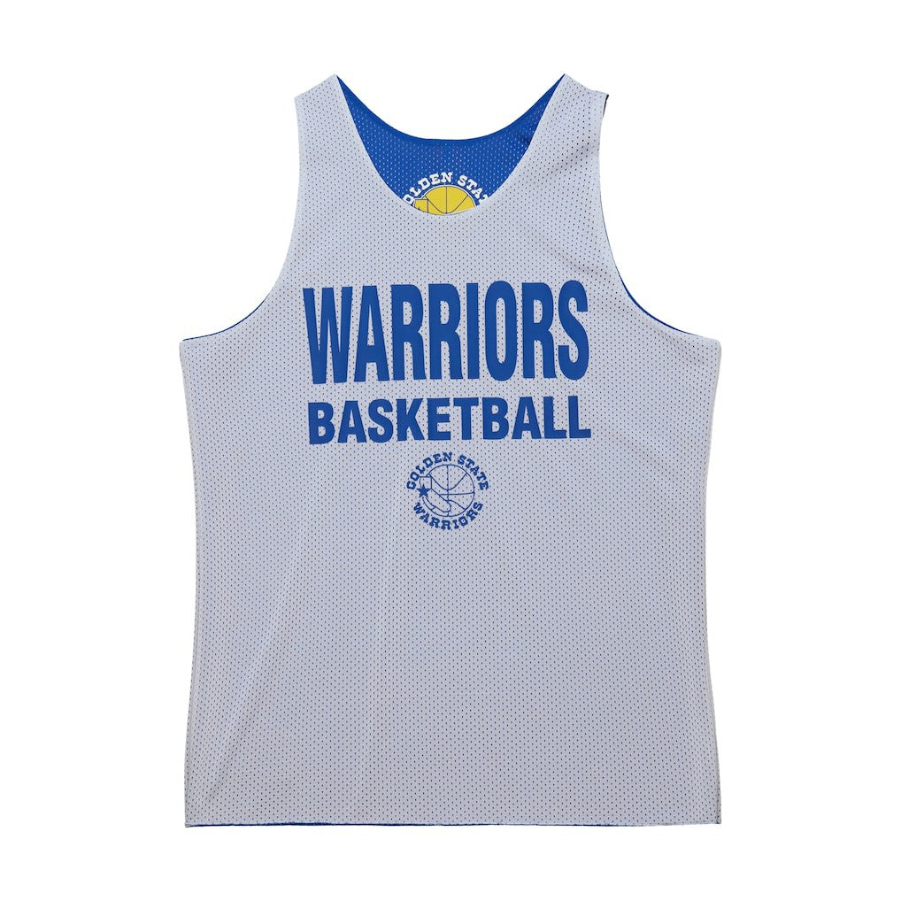 Golden State Warriors Hardwood Classics Reversible Mesh Practice Jersey sale - Royal/White cheap