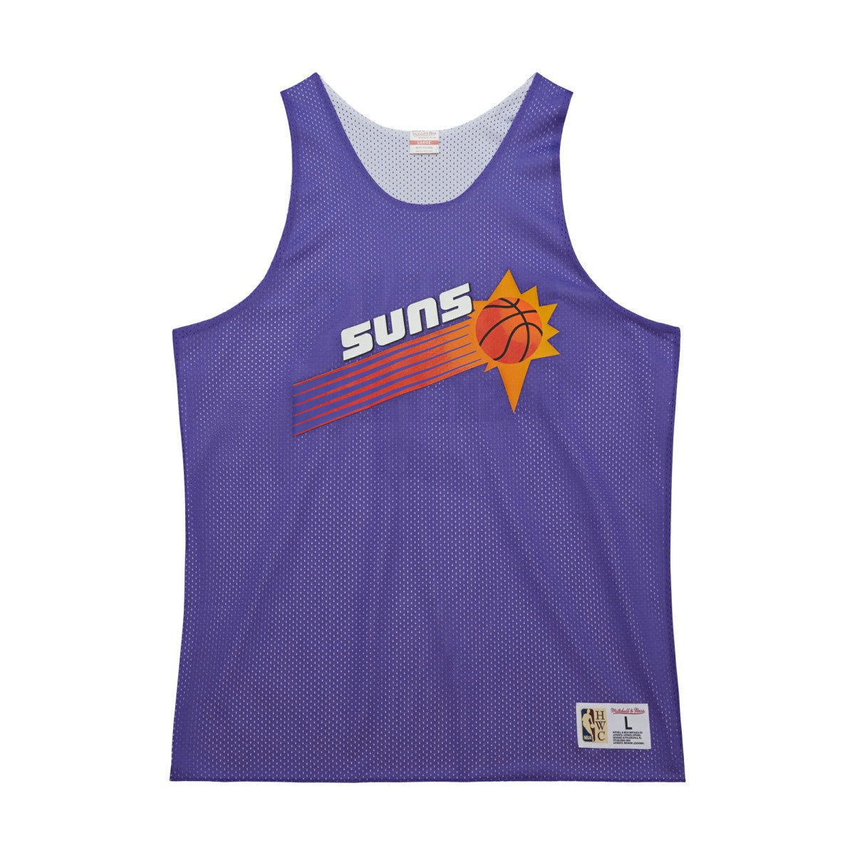 Phoenix Suns Hardwood Classics Reversible Mesh Practice Jersey - Purple/White shop