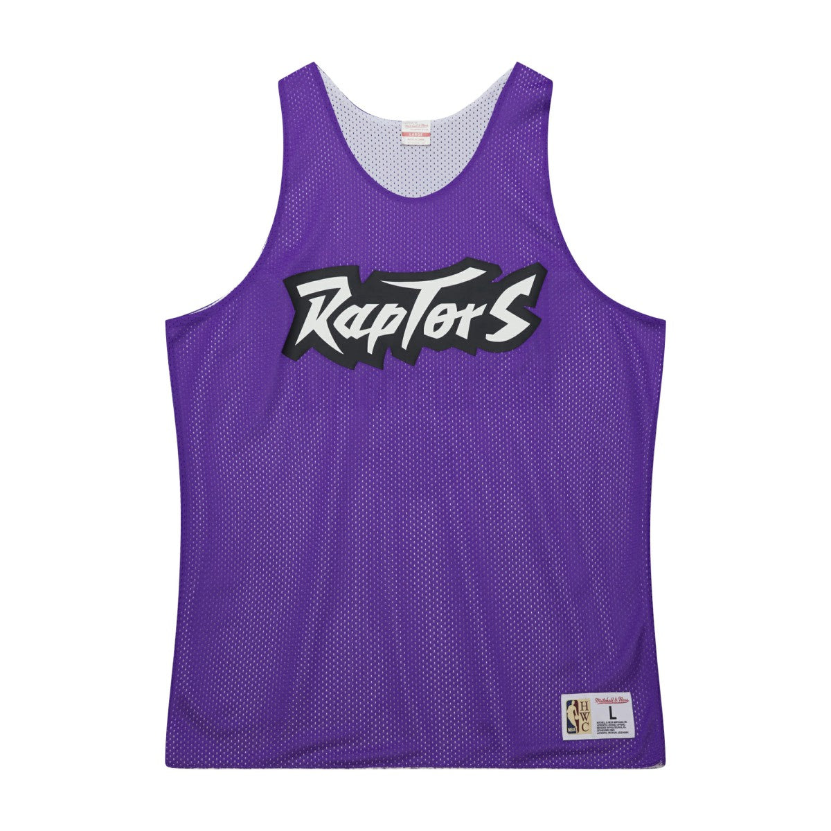 Toronto Raptors Hardwood Classics Reversible Mesh Practice Jersey - Purple/White shop