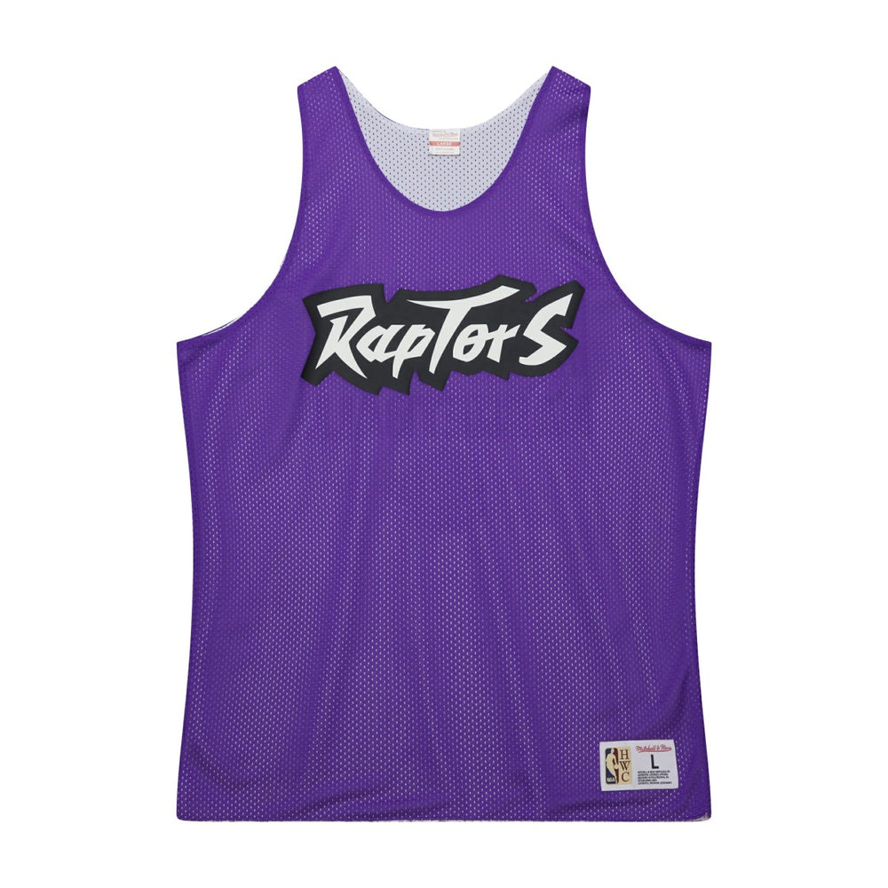 Toronto Raptors Hardwood Classics Reversible Mesh Practice Jersey - Purple/White shop