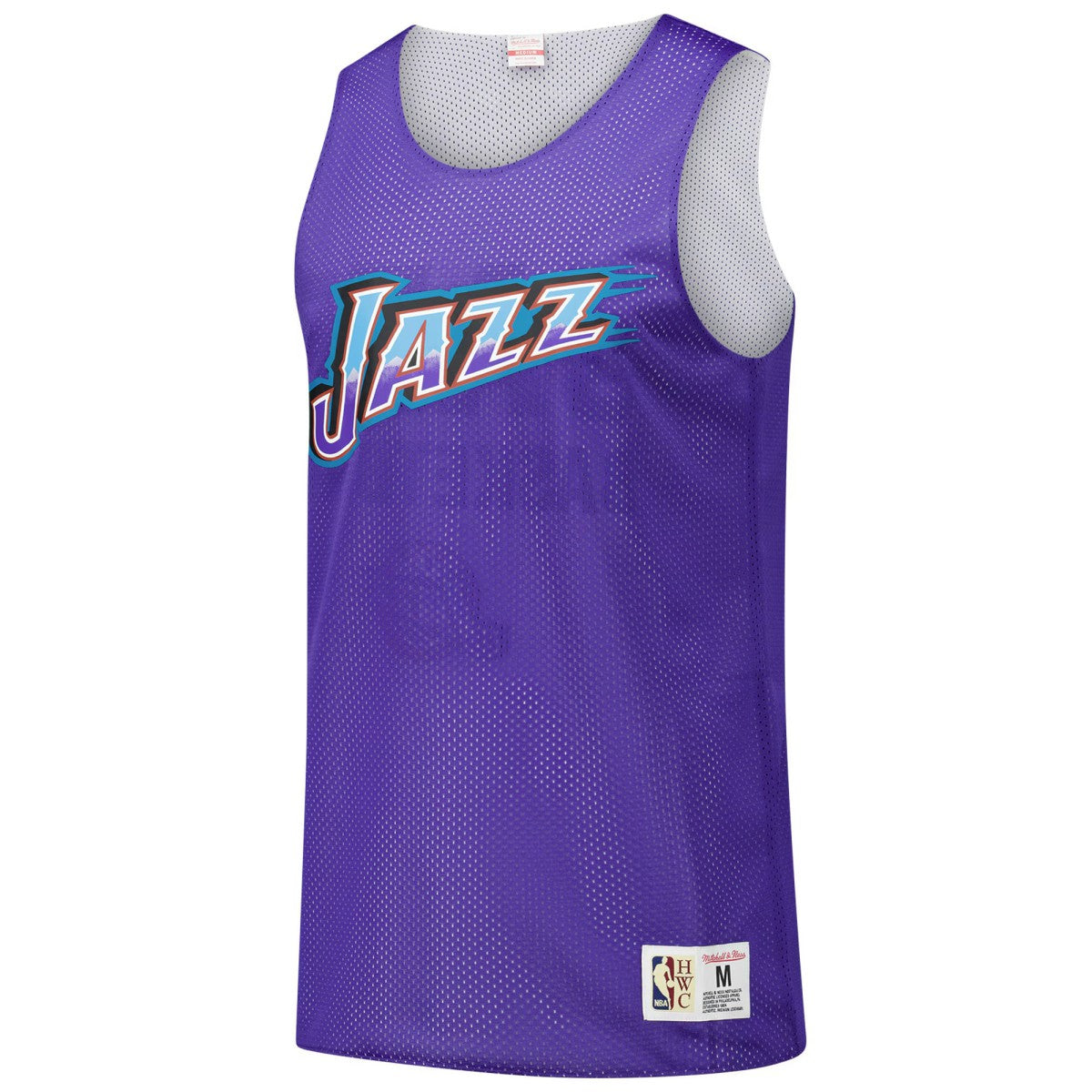 Utah Jazz Hardwood Classics Reversible Mesh Practice Jersey - Purple for sale