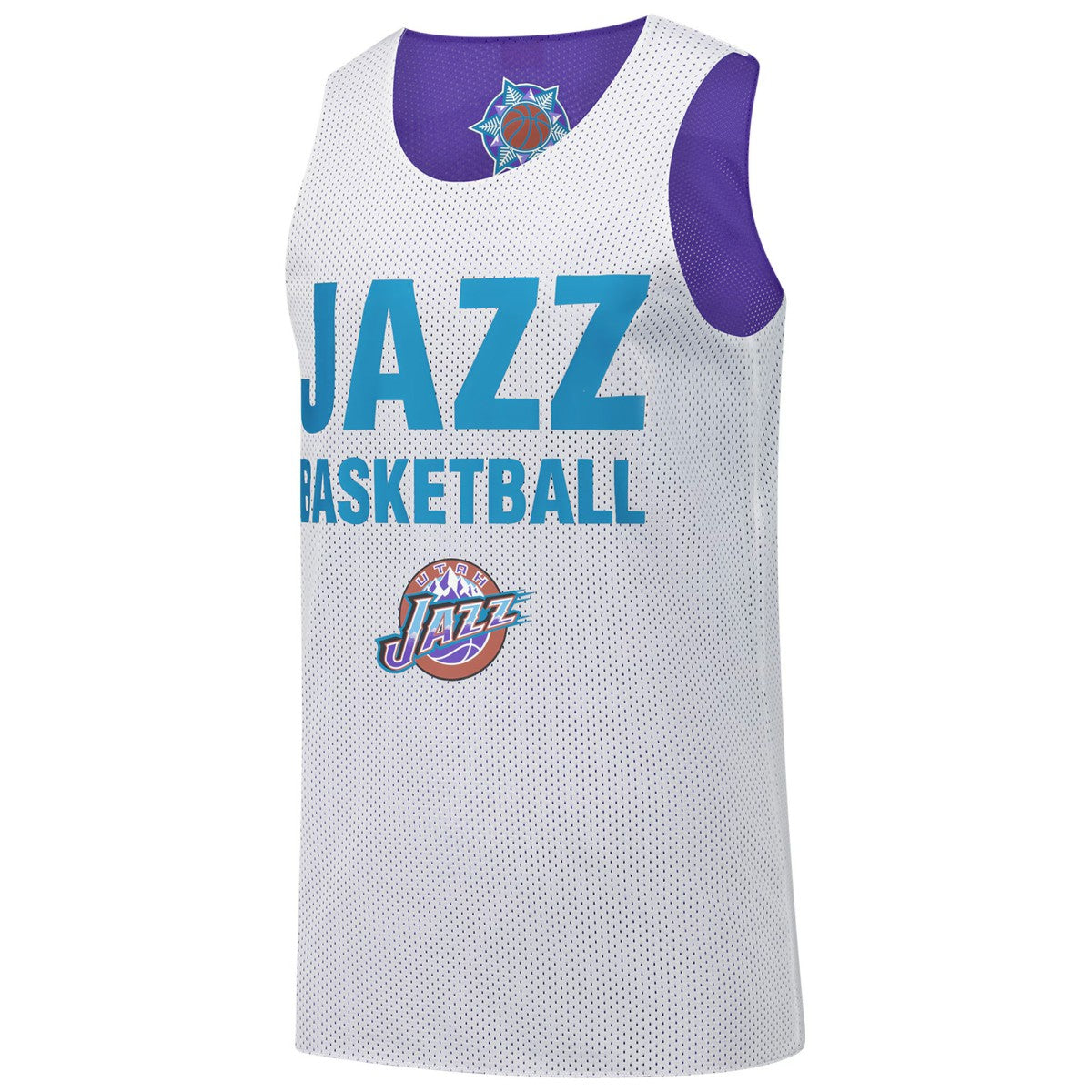 Utah Jazz Hardwood Classics Reversible Mesh Practice Jersey - Purple for sale