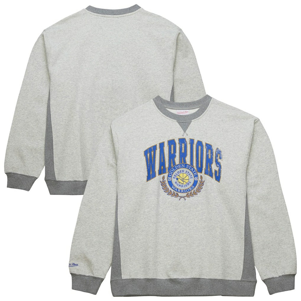 Golden State Warriors Vintage Logo Pullover Sweatshirt sale - Heather Gray for sale