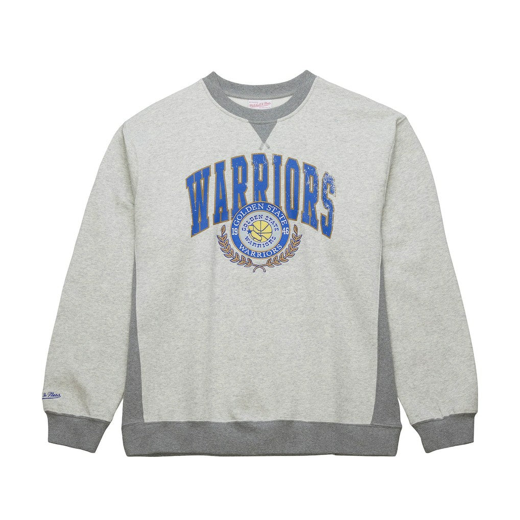 Golden State Warriors Vintage Logo Pullover Sweatshirt sale - Heather Gray for sale