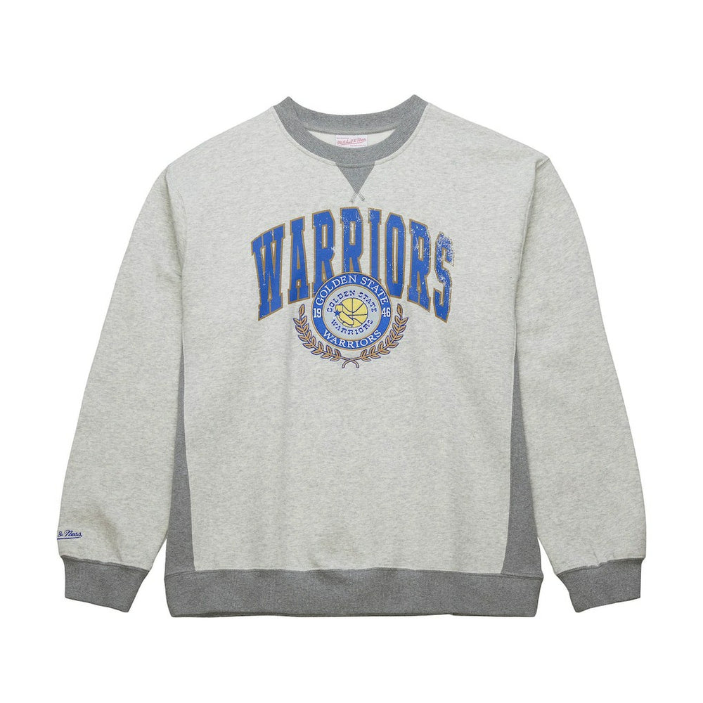 Golden State Warriors Vintage Logo Pullover Sweatshirt sale - Heather Gray for sale