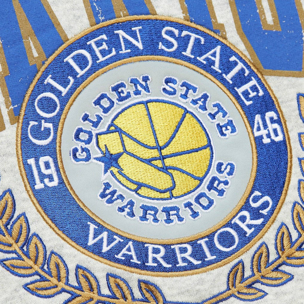 Golden State Warriors Vintage Logo Pullover Sweatshirt sale - Heather Gray for sale