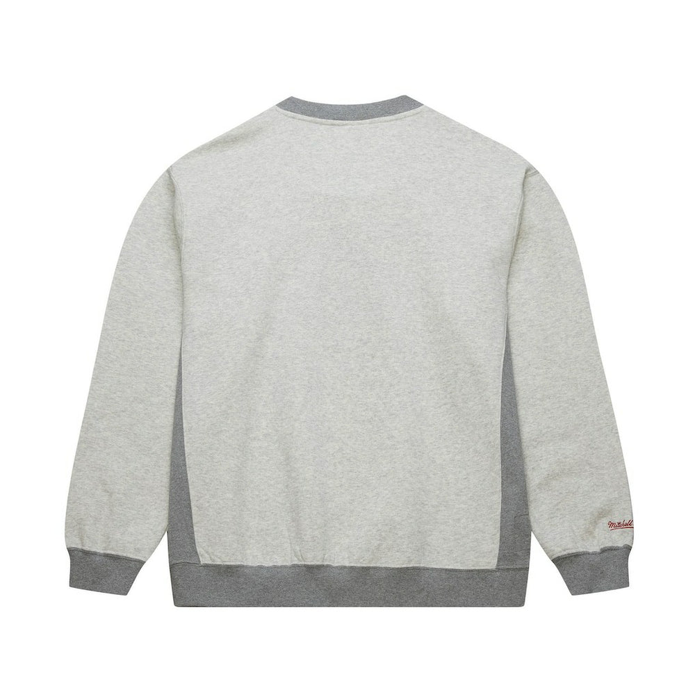Chicago Bulls Vintage Logo Pullover Sweatshirt - Heather Gray on sale