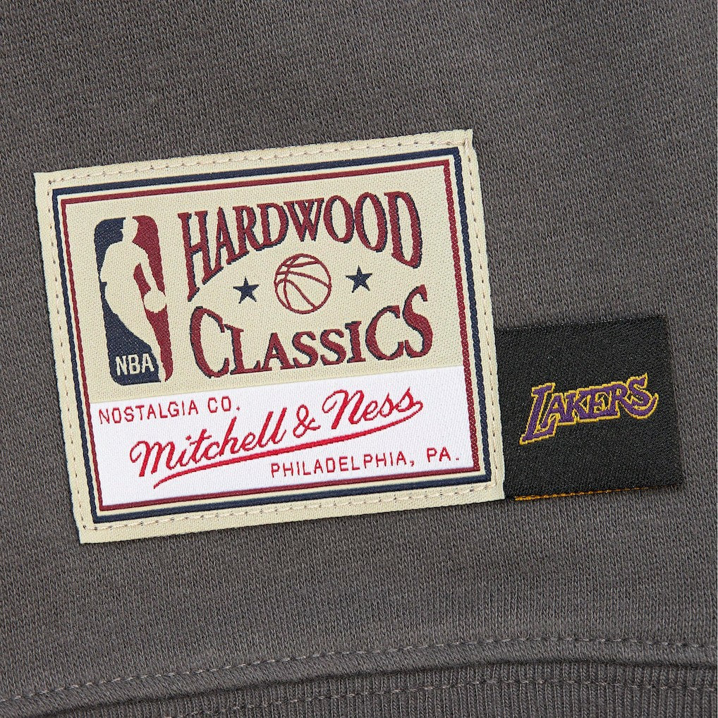 Los Angeles Lakers Women's Hardwood Classics Lightweight Pullover Sweatshirt - Charcoal online