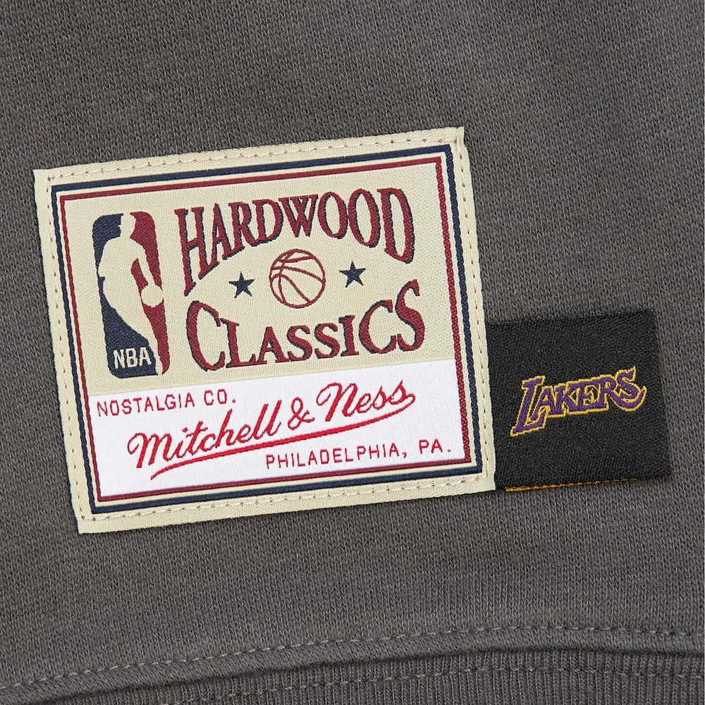 Los Angeles Lakers Women's Hardwood Classics Lightweight Pullover Sweatshirt - Charcoal online