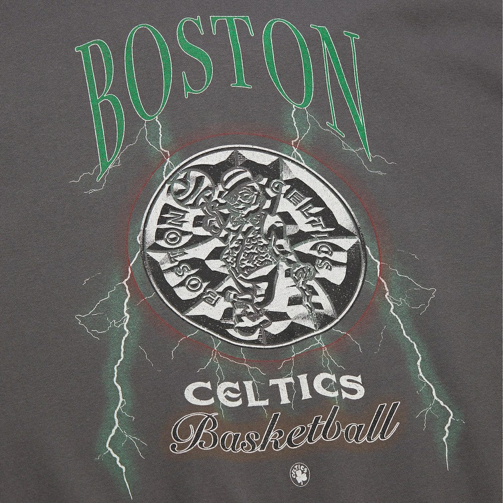 Boston Celtics Women's Hardwood Classics Lightweight Pullover Sweatshirt - Charcoal discount