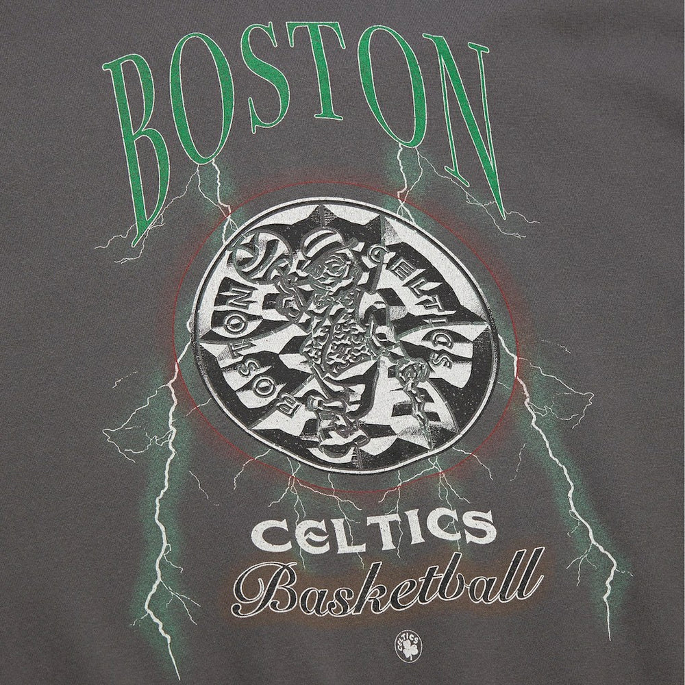 Boston Celtics Women's Hardwood Classics Lightweight Pullover Sweatshirt - Charcoal discount