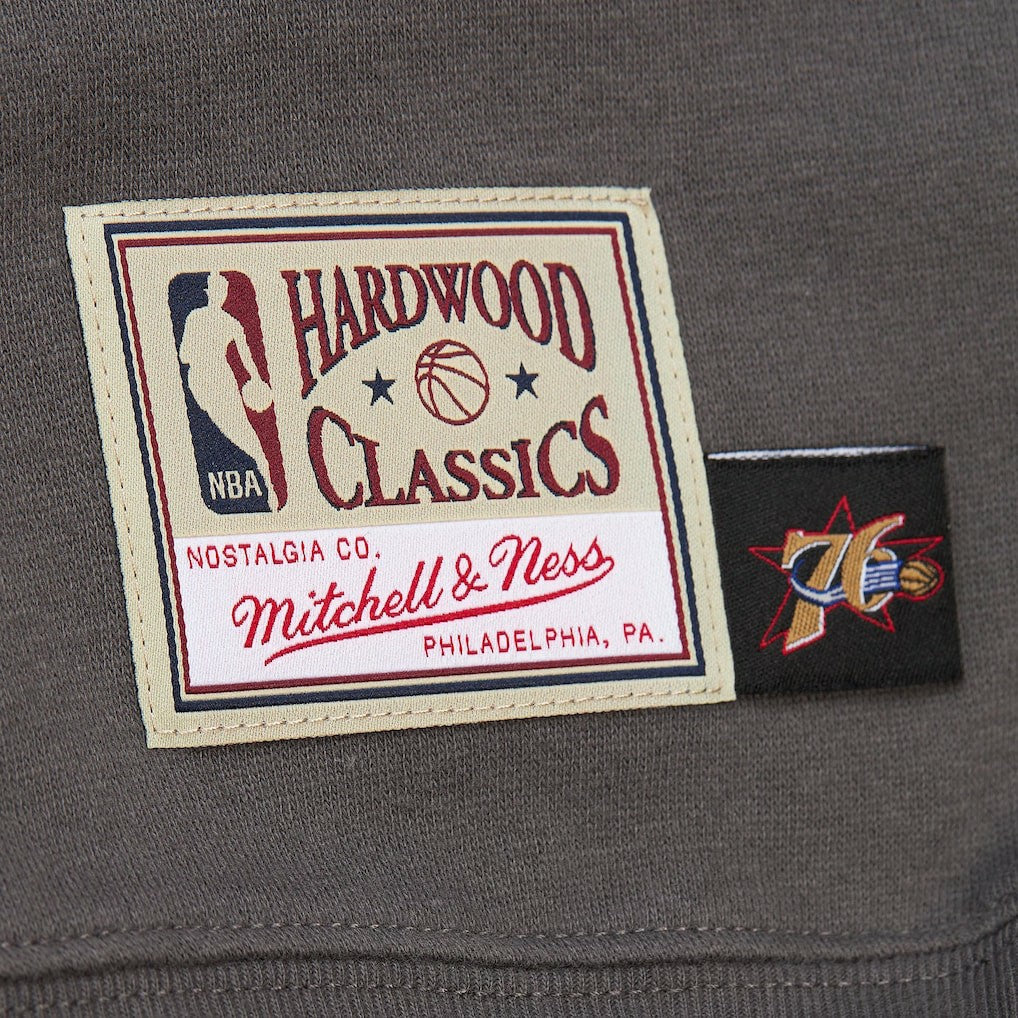 Philadelphia 76ers Women's Hardwood Classics Lightweight Pullover Sweatshirt - Charcoal online