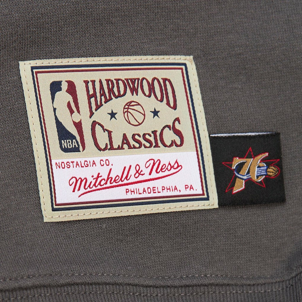 Philadelphia 76ers Women's Hardwood Classics Lightweight Pullover Sweatshirt - Charcoal online