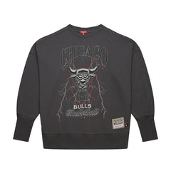 Chicago Bulls Women's Hardwood Classics Lightweight Pullover Sweatshirt - Charcoal sale