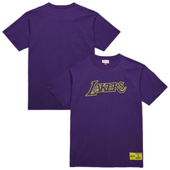 Los Angeles Lakers Hardwood Classics Neon Nights Premium T-Shirt - Purple shop