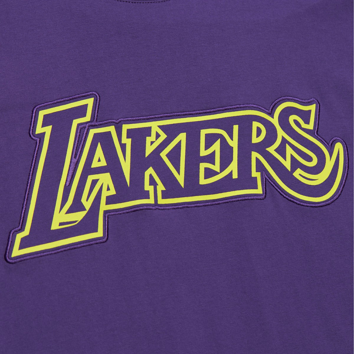 Los Angeles Lakers Hardwood Classics Neon Nights Premium T-Shirt - Purple shop