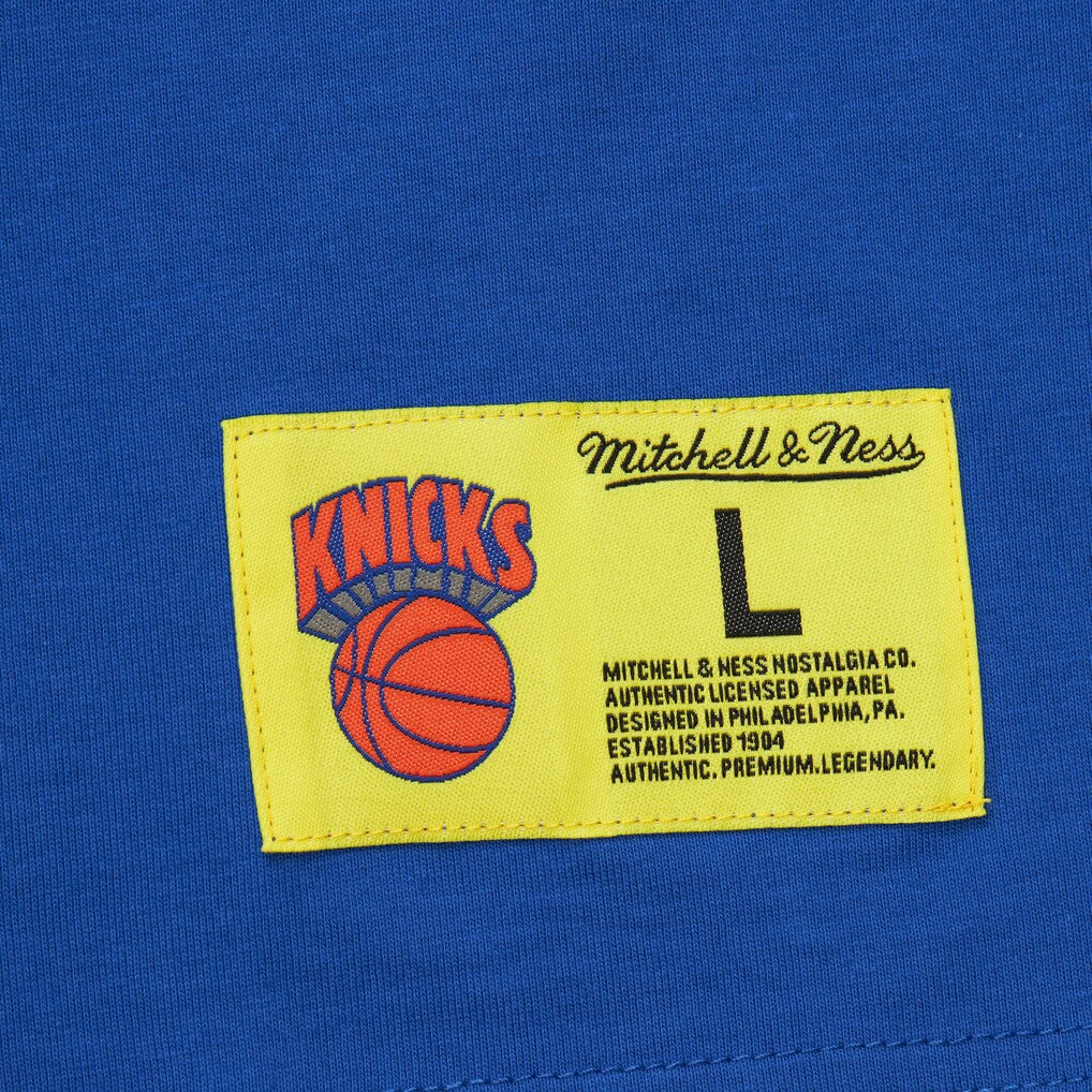 New York Knicks Hardwood Classics Neon Nights Premium T-Shirt - Blue shop