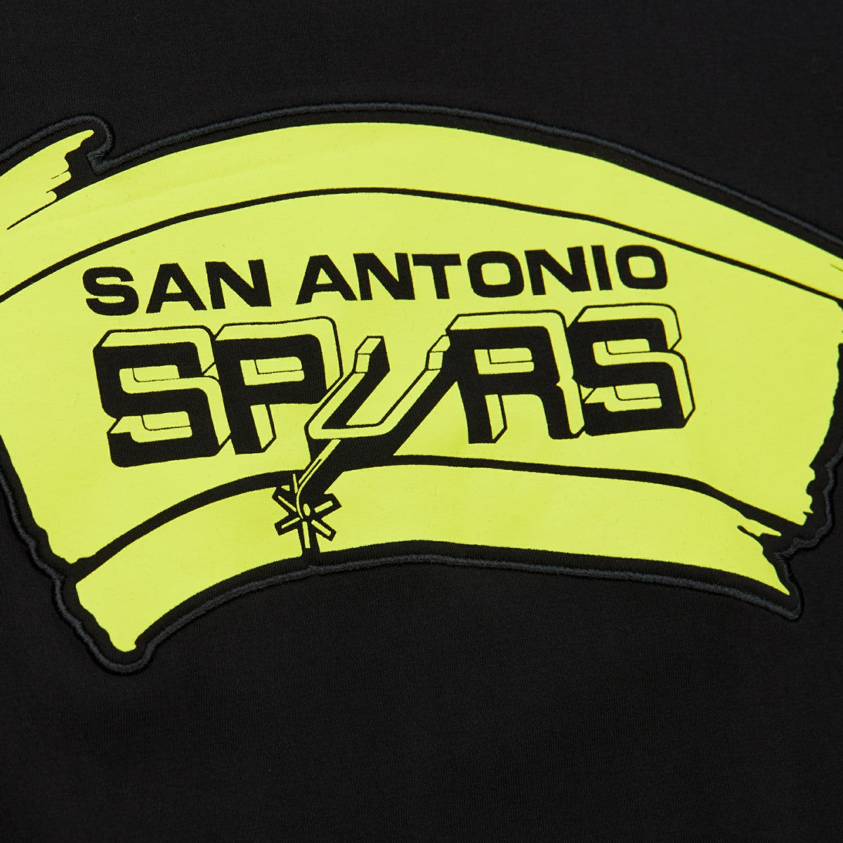 San Antonio Spurs Hardwood Classics Neon Nights Premium T-Shirt - Black sale