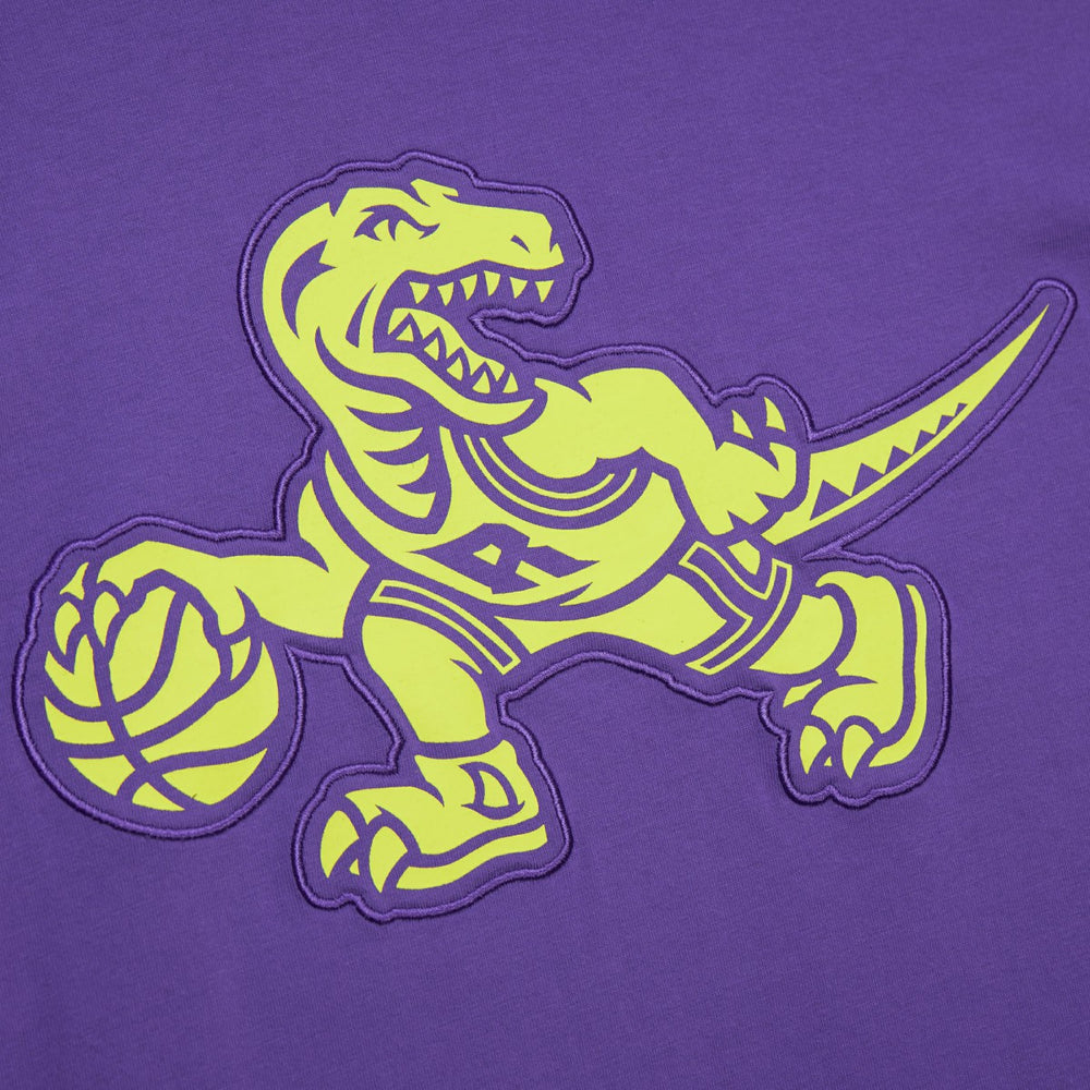 Toronto Raptors Hardwood Classics Neon Nights Premium T-Shirt - Raptors Purple sale