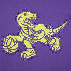 Toronto Raptors Hardwood Classics Neon Nights Premium T-Shirt - Raptors Purple sale