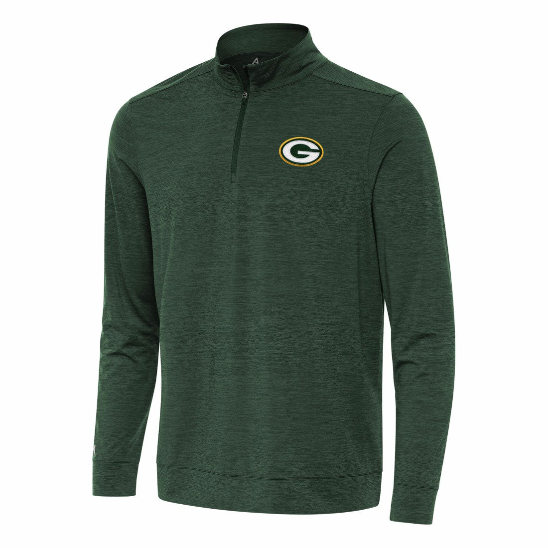 Green Bay Packers Antigua Bright Quarter-Zip Top - Green online