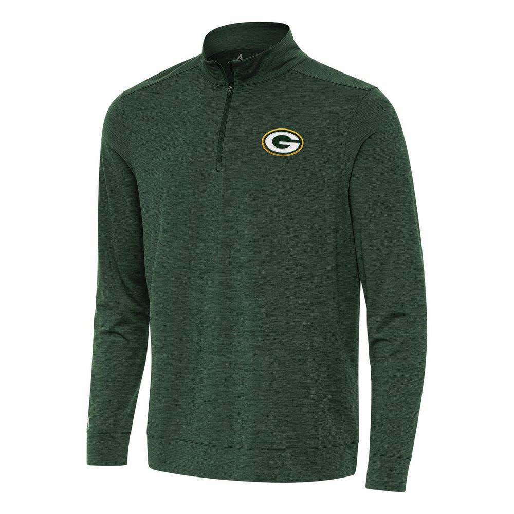 Green Bay Packers Antigua Bright Quarter-Zip Top - Green online