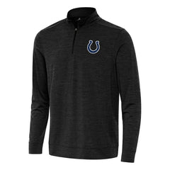 Indianapolis Colts Antigua Bright Quarter-Zip Top - Heather Black online
