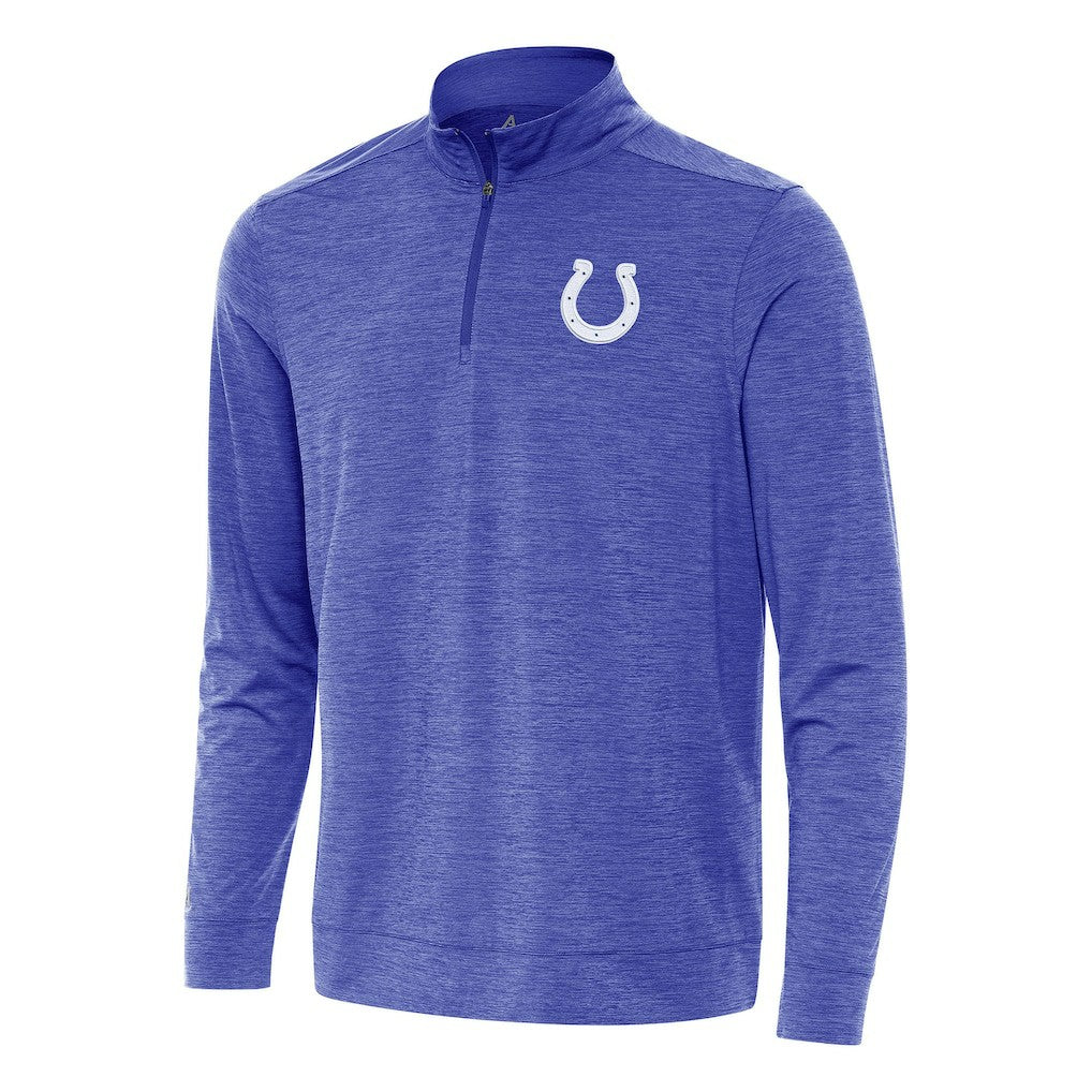 Indianapolis Colts Antigua Bright Quarter-Zip Top - Heather Royal cheap