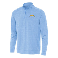 Los Angeles Chargers Antigua Bright Quarter-Zip Top - Heather Powder Blue online