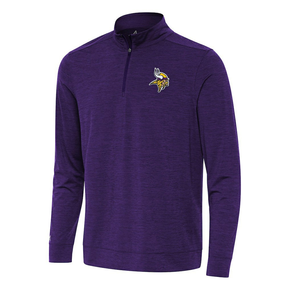 Minnesota Vikings Antigua Bright Quarter-Zip Top - Heather Purple sale