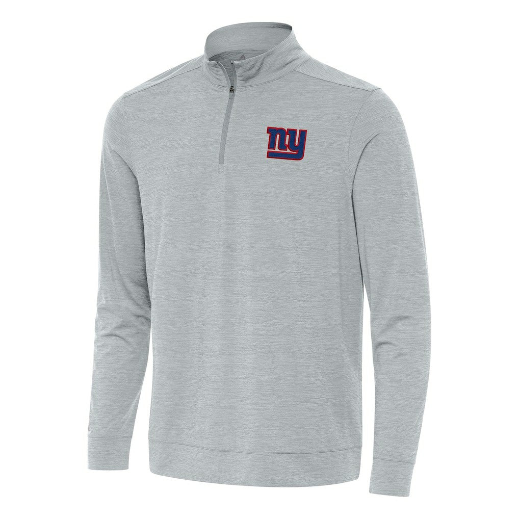 New York Giants Antigua Bright Quarter-Zip Top - Heather Gray outlet