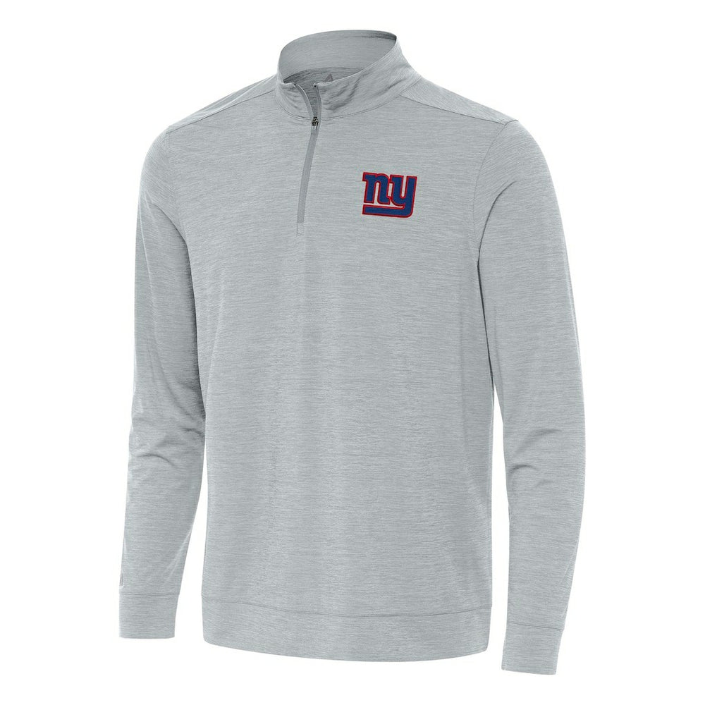 New York Giants Antigua Bright Quarter-Zip Top - Heather Gray outlet
