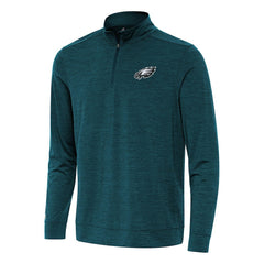 Philadelphia Eagles Antigua Bright Quarter-Zip Top - Midnight Green discount