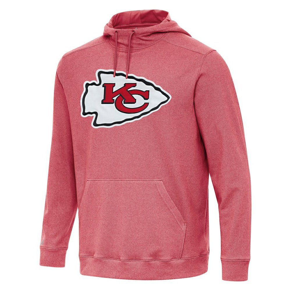 Kansas City Chiefs Antigua Cloud Pullover Hoodie - Heather Red for sale