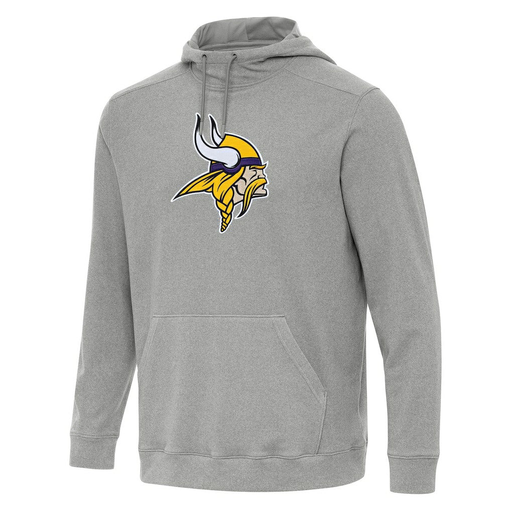 Minnesota Vikings Antigua Cloud Pullover Hoodie - Heather Gray discount